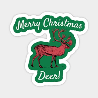 Merry Christmas, Dear! Magnet