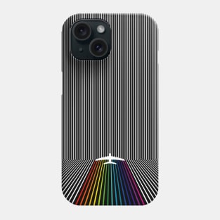 Plane with rainbow Phone Case