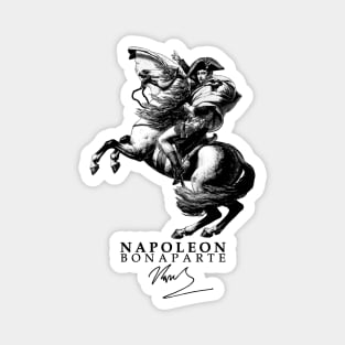 Napoleon on horseback crossing the Alps Magnet