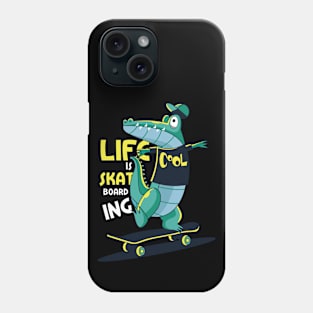 Life Is Skate Boarding Cool Phone Case