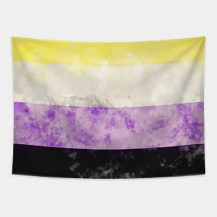 Nonbinary Pride Flag - Water color Tapestry