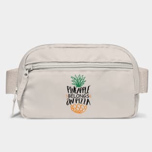 Pineapple Belongs On Pizza Funny Hawaiian Pizza Lover Bag