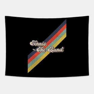 retro vintage color Tennis - The Band Tapestry