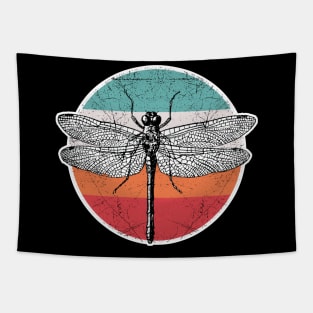 Vintage Retro Dragonfly Tapestry