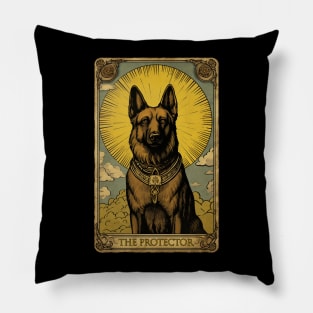 Tarot Card German Shepherd Dog Pillow