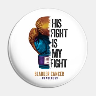 His Fight is my Fight Bladder Cancer Awareness | Motivational quotes Pin