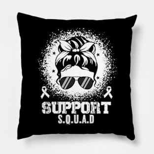 Lung Cancer Awareness Support SQUAD Pillow