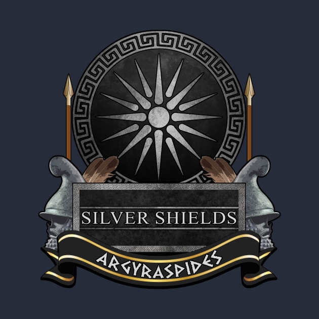 Silver Shields Argyraspides - Elite Macedonian and Seleucid Warriors - Hellenic Warfare by AgemaApparel