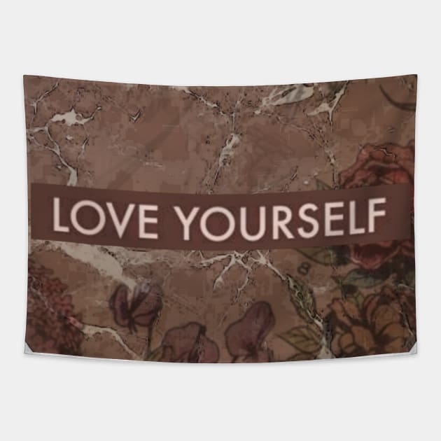 Vintage, aesthetic, cottagecore, fashion, love, romantic, soft aesthetic, flowers, sky, positivity, good vibes, music, love yourself, quote Tapestry by AGRHouse