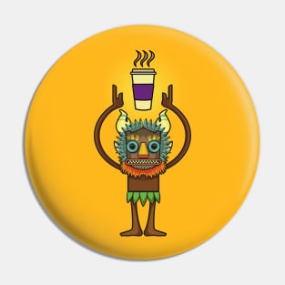 Coffee for Tiki Pin