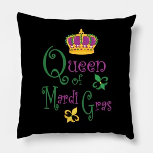 Queen of Mardi Gras Pillow