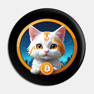 Bitcoin Kitten Pin