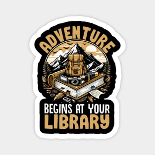 Summer Reading Program 2024 Adventure Begins At Your Library Magnet