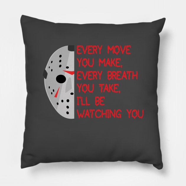 I'll be watching you Pillow by old_school_designs