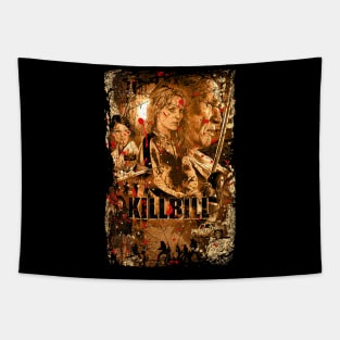 Vintage Kill Movie Bill Horror Tapestry