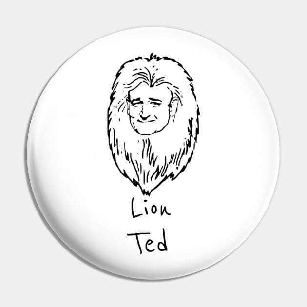 Lion Ted Pin by SenecaReads