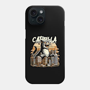 Catzilla - King of Monsters Phone Case