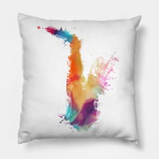 saxophone music art #saxophone Pillow