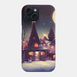 Winter Holiday Chrismas tree Landscap gift designs Series 03 Phone Case