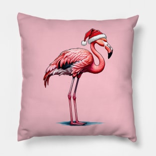 Flamingo Xmas Pillow