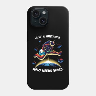 Astronaut Just A Guitarist Who Needs Space Phone Case