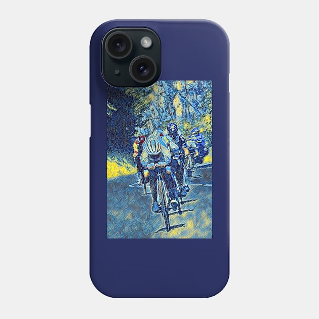 Downhill Blues Phone Case by IllustrasAttic