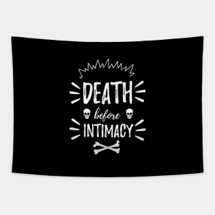 Death Before Intimacy Tapestry