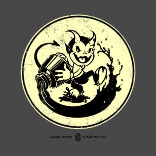 Retro Vintage Out of the Inkwell Devil T-Shirt