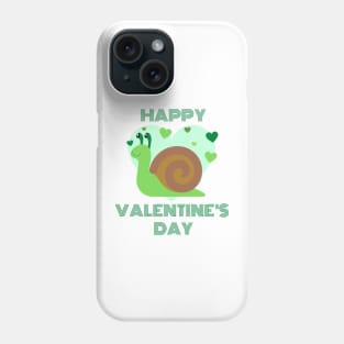 Happy Valentines Day - Snail Phone Case