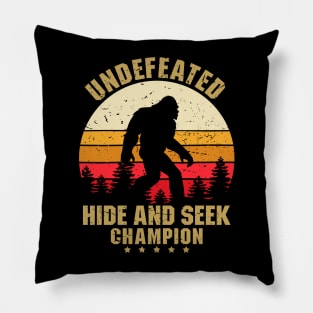 Vintage Undefeated Hide And Seek Champion Shirt Bigfoot 2 Pillow