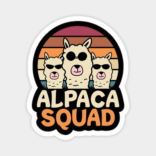 Alpaca Squad Llama Magnet
