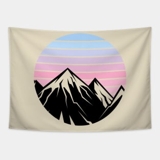 mountain with a view Tapestry