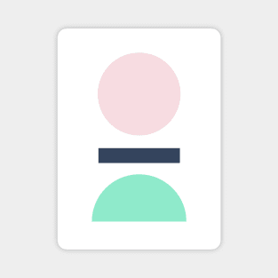 Pink Blue Green Magnet