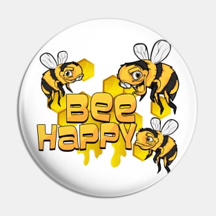 Bee Happy Pin