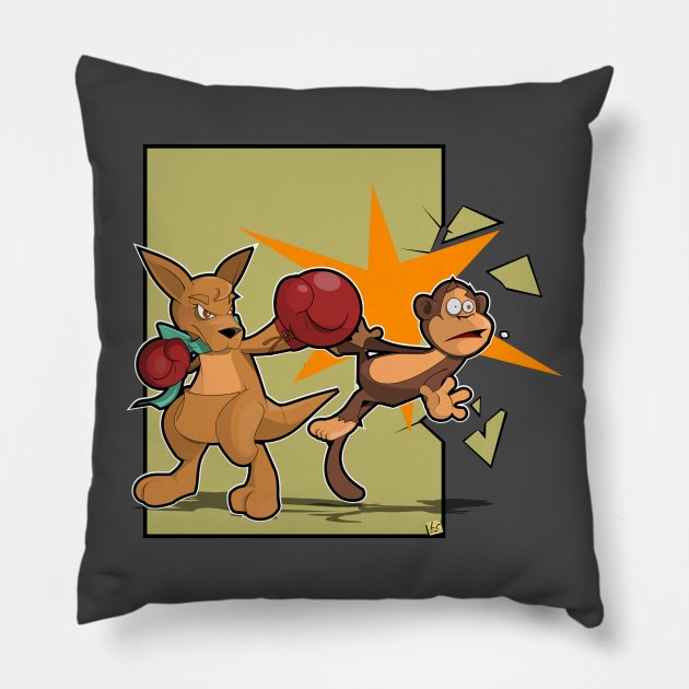 no monkeys were harmed in the making of this t-shirt. Pillow by vhzc
