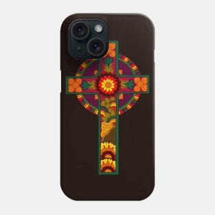 Colorful Celtic Style Cross Phone Case