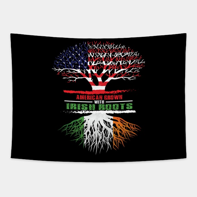 American Grown with Irish Roots Tapestry by finchandrewf