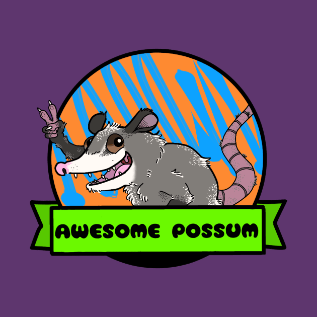 Awesome possum by GusDrawsThings