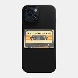 Retro Cassette Tape Graphic Phone Case