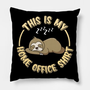 Home Office Sloth Pillow