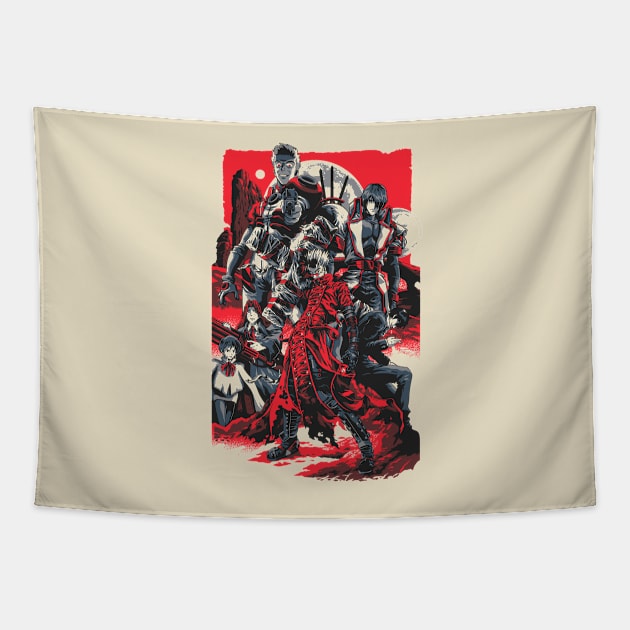 Vash Tapestry by thatkidwhodraws