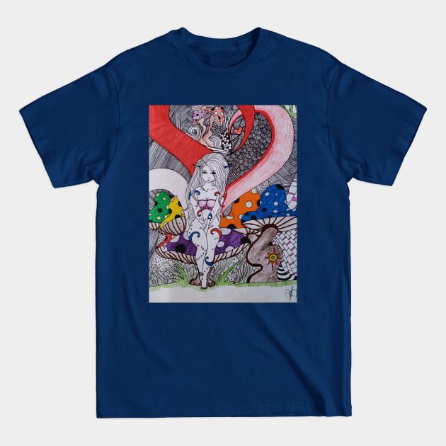 Ellie in Shrooms World - Shrooms - T-Shirt