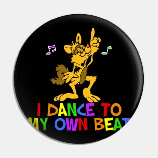 Funky Dancing Cat Pin