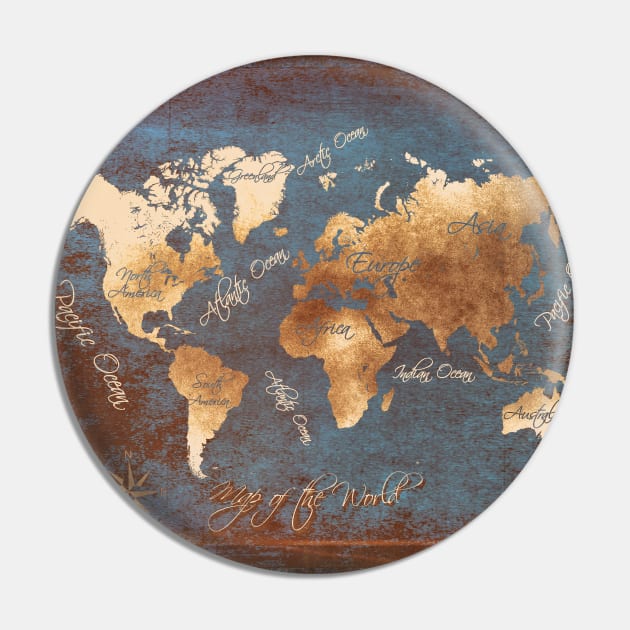 world map gold #map #worldmap Pin by JBJart