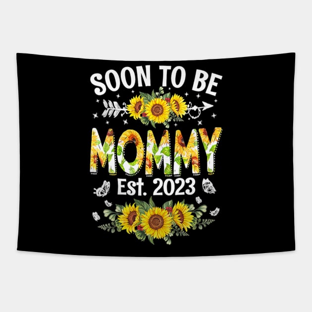 Soon To Be Mommy 2023 Sunflower Tapestry by tabbythesing960