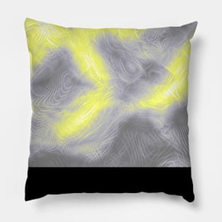 Deminonbinary Pride Abstract Fractal Fog Pillow