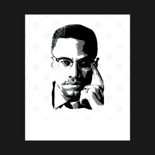 Malcom X  Portrait T-Shirt