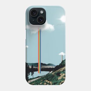 Flying Towards Something Beautiful - Surreal/Collage Art Phone Case