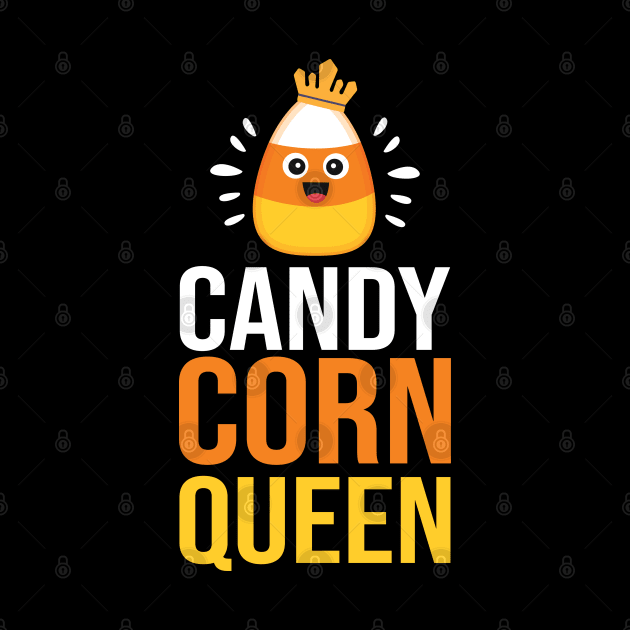 Funny Candy Corn Queen Halloween Trick or Treat Gift by HCMGift