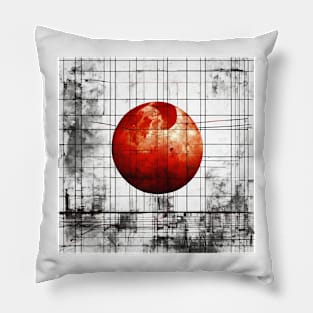 the red moon # 002 Pillow